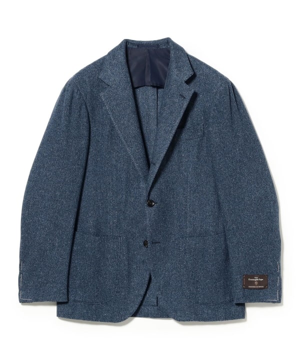Ermenegildo Zegna ミックスファブリック ヘリンボーン ジャケット