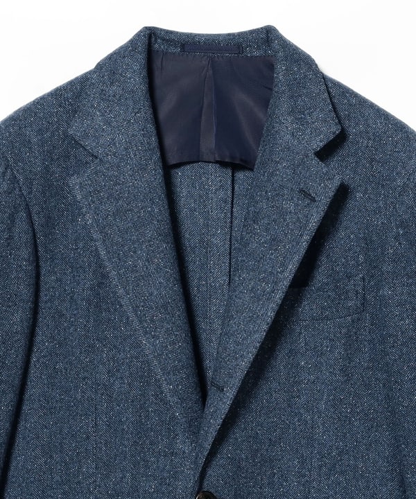 Ermenegildo Zegna ミックスファブリック ヘリンボーン ジャケット