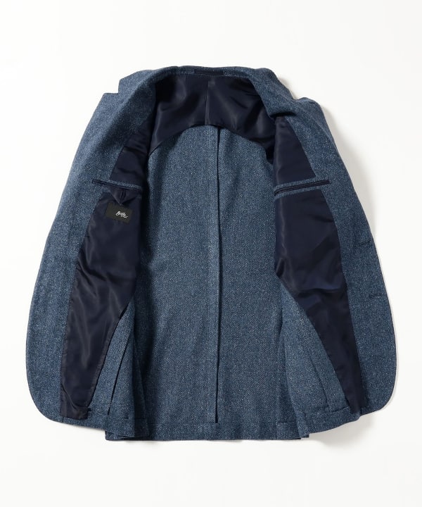 Ermenegildo Zegna ミックスファブリック ヘリンボーン ジャケット
