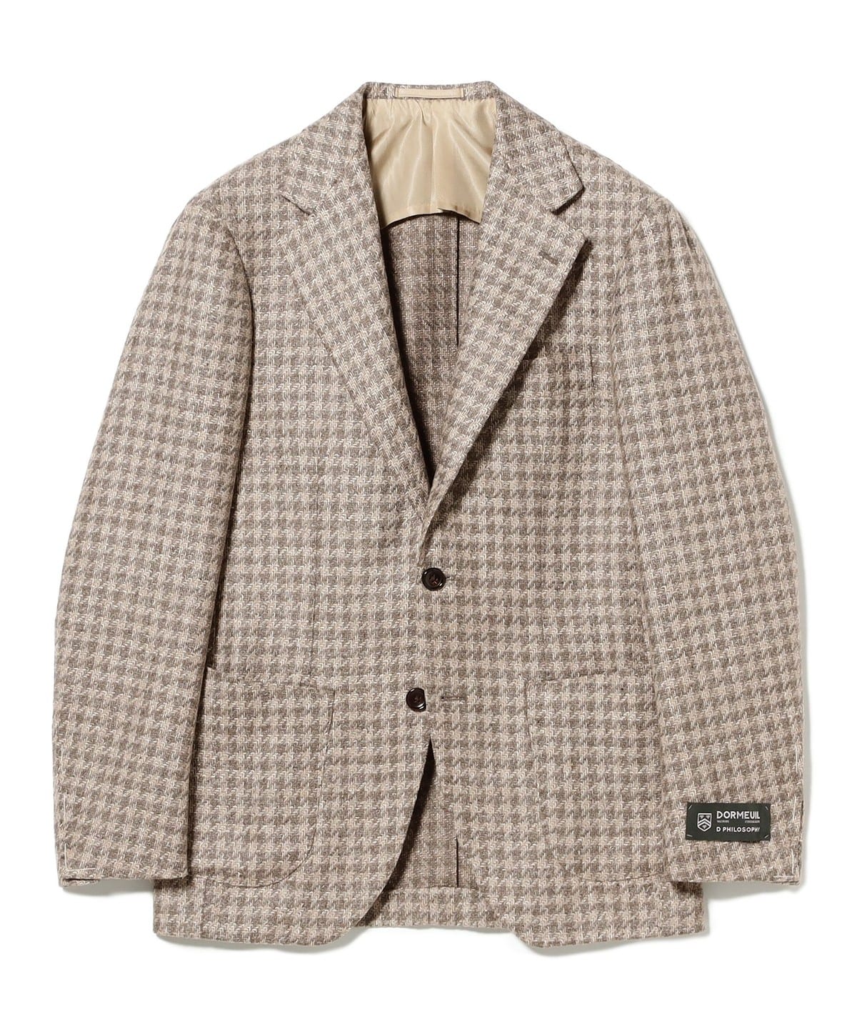 Brilla per il gusto / ハウンドトゥース ジャケット Brilla per il gusto（ブリッラ ペル イル グスト）DORMEUIL ミックス