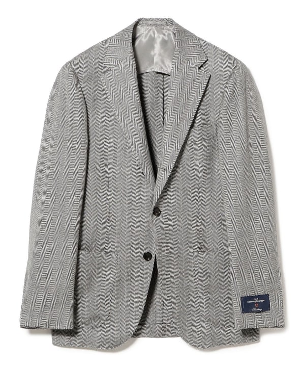 Ermenegildo Zegna 4-Mix Fabric Herringbone Jacket
