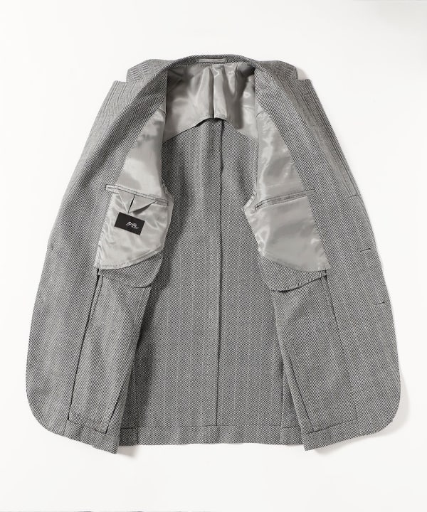 Ermenegildo Zegna 4-Mix Fabric Herringbone Jacket