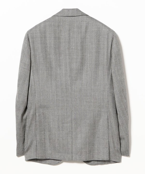 Ermenegildo Zegna 4-Mix Fabric Herringbone Jacket