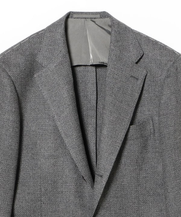 Ermenegildo Zegna ミックスファブリック ホップサック ジャケット