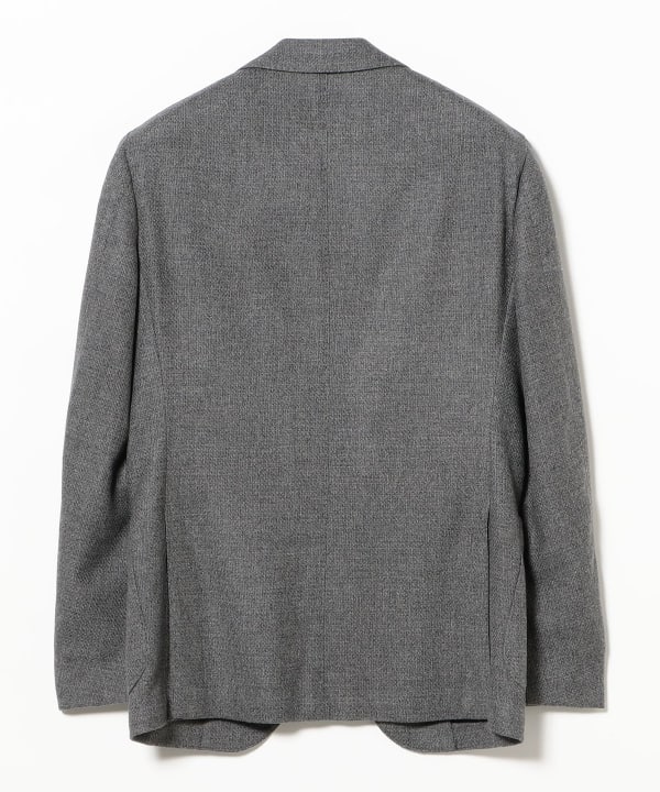 Ermenegildo Zegna ミックスファブリック ホップサック ジャケット
