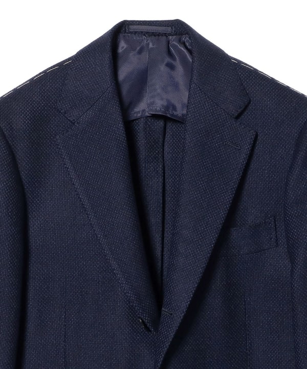 Ermenegildo Zegna ミックスファブリック ホップサック ジャケット