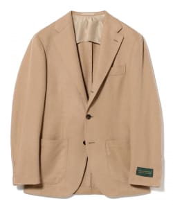LORO PIANA FABRIC キャメル ソリッド ジャケット