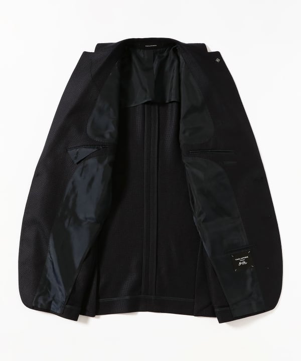 【別注】TAGLIATORE / ウール バスケット ネイビージャケット