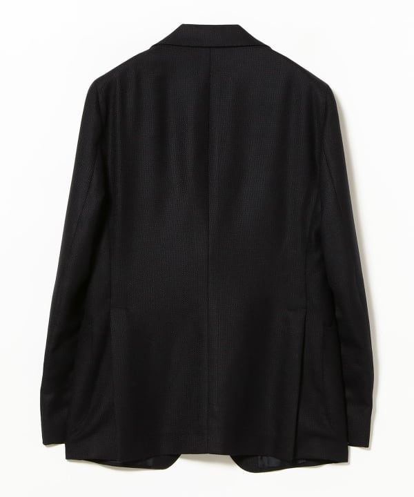 【別注】TAGLIATORE / ウール バスケット ネイビージャケット