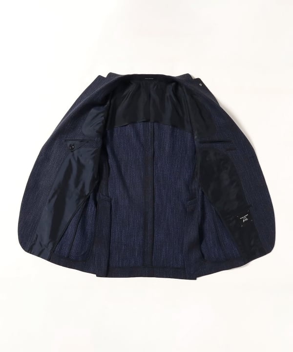 【別注】TAGLIATORE / ミックスファブリック ヘリンボーン ジャケット