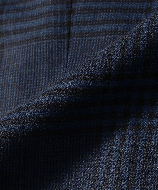 [Special order] TAGLIATORE / Mixed Fabric Glen Check Jacket