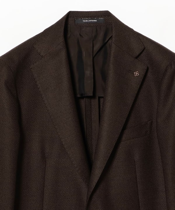 【別注】TAGLIATORE / ウール ホップサック  ジャケット
