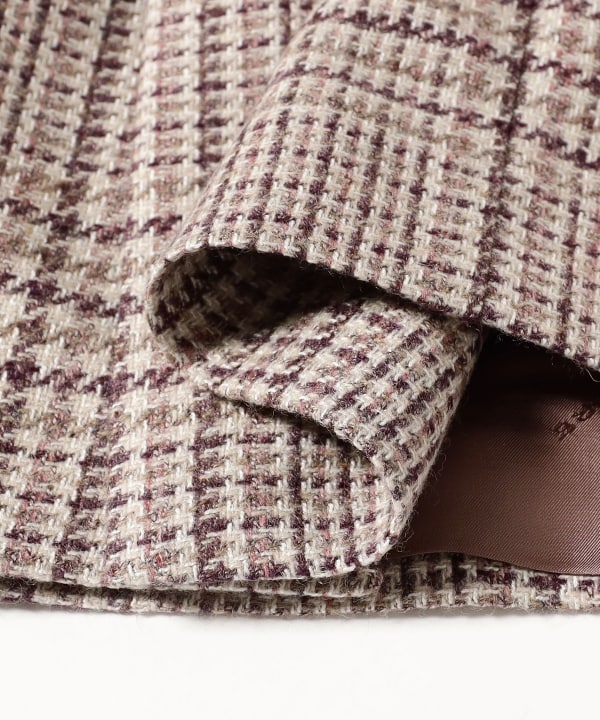 [Special order] TAGLIATORE / Wool Silk Glen Check Jacket