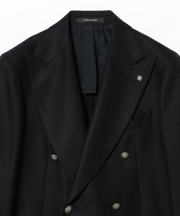 TAGLIATORE / ウール カルゼ  ダブルブレスト ジャケット