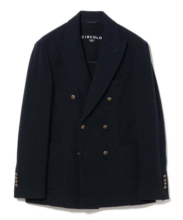CIRCOLO1901 / ウールカシミヤ ジャージ ダブルブレスト ジャケット