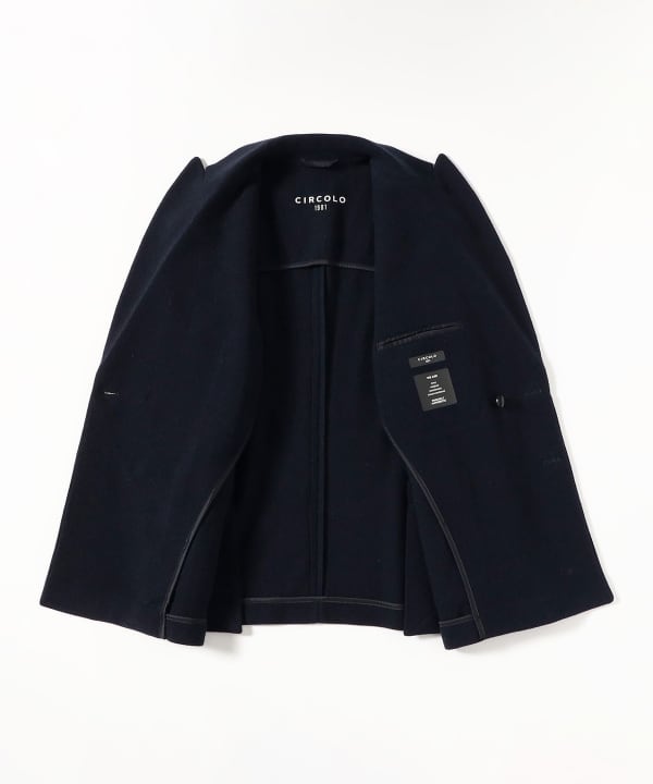CIRCOLO1901 / ウールカシミヤ ジャージ ダブルブレスト ジャケット