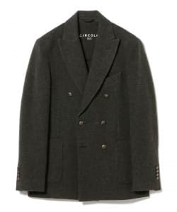 CIRCOLO1901 / ウールカシミヤ ジャージ ダブルブレスト ジャケット