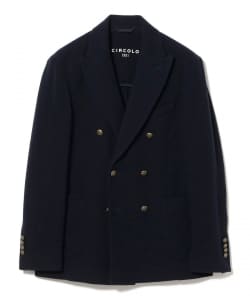 CIRCOLO1901 / ウールカシミヤ ジャージ ダブルブレスト ジャケット