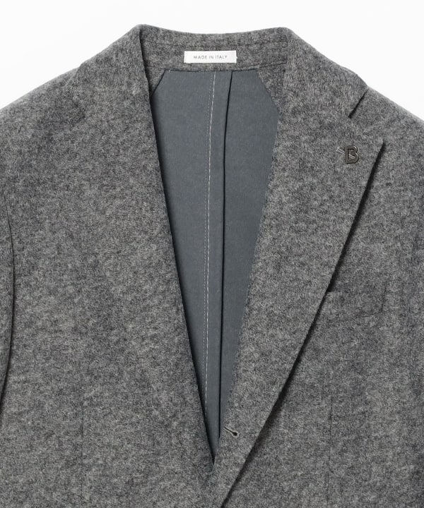 [Special order] BRERAS / Mixed Fabric Solid Jacket