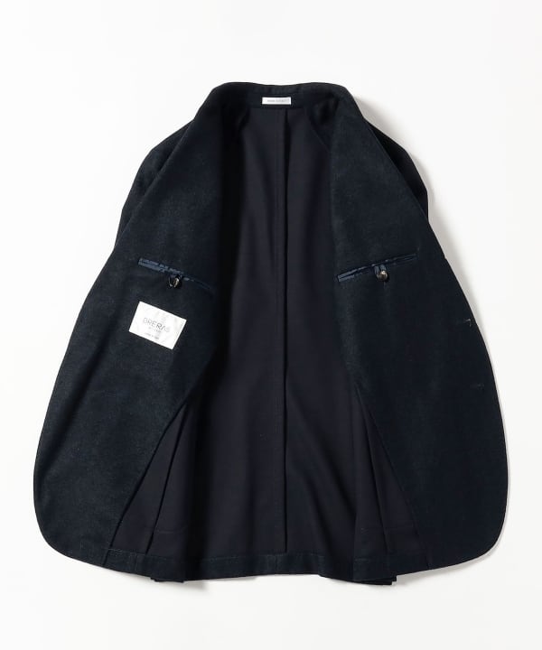 [Special order] BRERAS / Mixed Fabric Solid Jacket