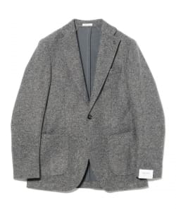 【別注】BRERAS / ミックスファブリック ソリッド ジャケット