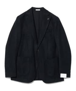 【別注】BRERAS / ミックスファブリック ソリッド ジャケット