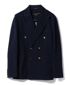 ▲CIRCOLO1901 / インディゴストレッチ 6ボタンダブルジャケット◎