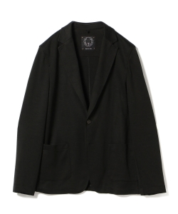 ▲【T-JACKET / ブラックジャージ 2ボタンジャケット◎】