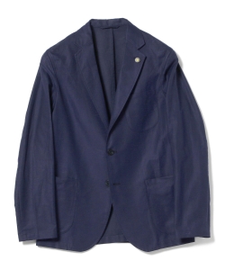 ▲GIANNETTO / ネイビージャカード 2ボタンジャケット