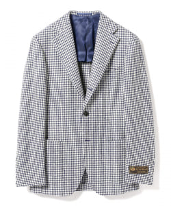 ▲Brilla per il gusto / LORO PIANA ミックス ギンガムチェック 3ボタンジャケット