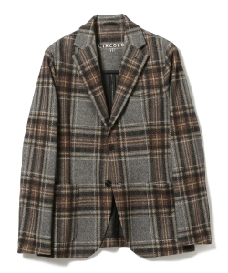▲CIRCOLO1901 / タータンチェック ジャケット