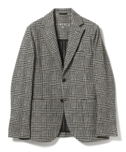 ▲CIRCOLO1901 / ストレッチコットン グレンチェックプリント ジャケット