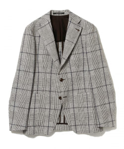 ▲TAGLIATORE / COSTA AZZURRA グレンチェック ＋ オーバーペーン ジャケット