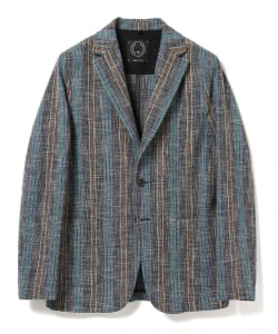 ▲T-JACKET / 別注 マルチストライプ ジャケット
