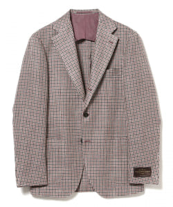 ▲Brilla per il gusto / CANONICO リネンシルクコットン ガンクラブチェック ジャケット