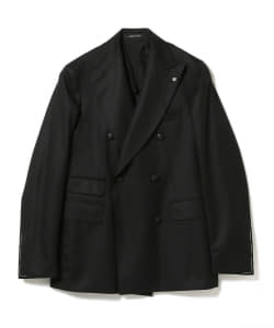 ▲TAGLIATORE / COSTA AZZURRA ブラック ダブルブレスト ジャケット