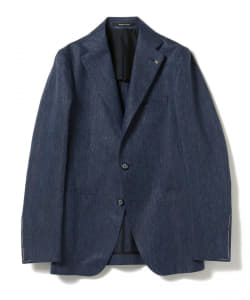 ▲TAGLIATORE / 別注 COSTA AZZURRA リネンコットン ヘリンボーン ジャケット