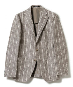 ▲TAGLIATORE / 別注 COSTA AZZURRA 4ミックス ワイドストライプ ジャケット