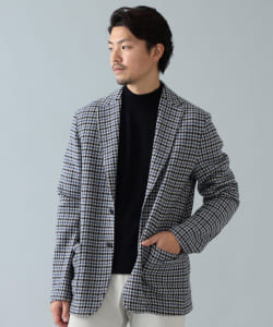▲T-JACKET / ハウンドトゥース ジャケット