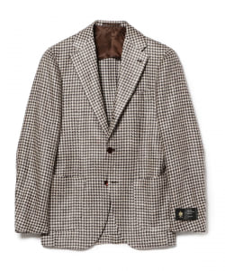 Brilla per il gusto / CERRUTI シルクウール ハウンドトゥース ジャケット