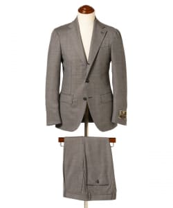 TAGLIA DI DELFINO ウール ピンチェック スーツ