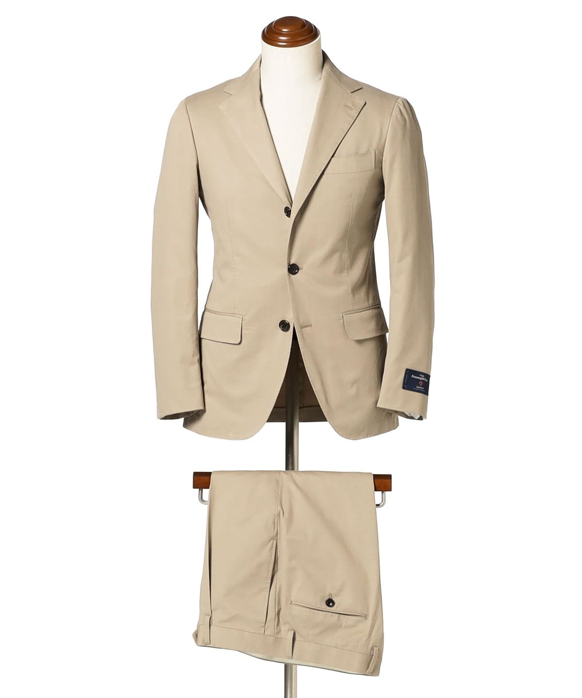 Ermenegildo Zegna ミックスファブリック ベージュ ソリッド スーツ スーツ・ネクタイ MEN BEIGE/0058 46 Ermenegildo Zegna ミックスファブリック ベージュ ソリッド スーツ スーツ・ネクタイ MEN BEIGE/0058 46