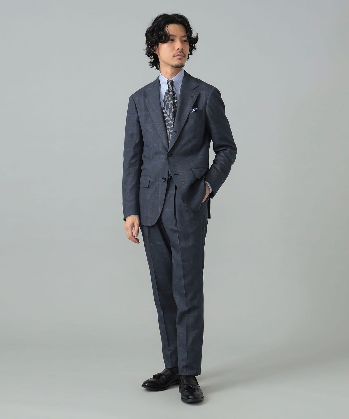 オススメのヴィンテージ風グレンプレイドスーツ。｜Brilla per