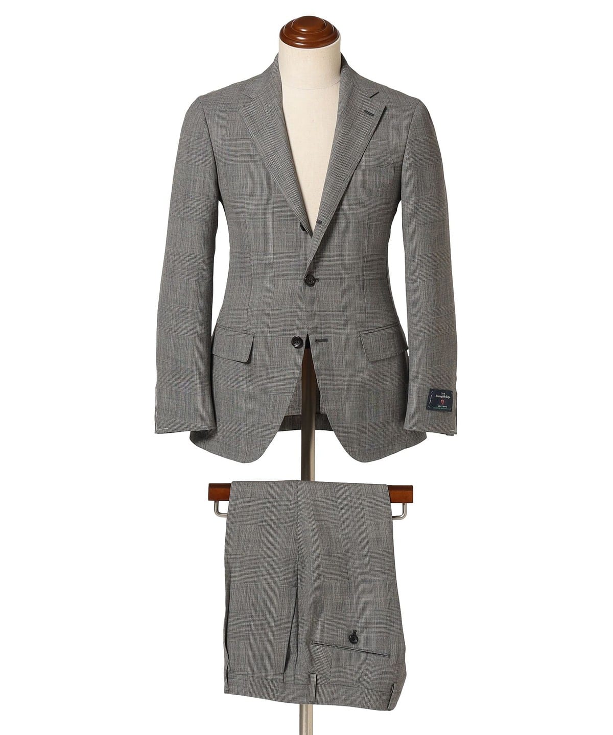 Ermenegildo Zegna ウールシルク グレンプレイド スーツ スーツ・ネクタイ MEN GREY 50 Ermenegildo Zegna ウールシルク グレンプレイド スーツ スーツ・ネクタイ MEN GREY 50