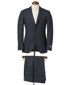 Ermenegildo Zegna ウールシルク グレンプレイド スーツ