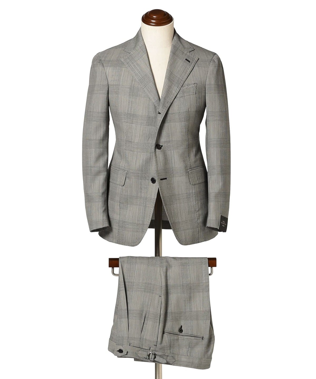 【別注】TITO ALLEGRETTO ティト アレグレット / ウール グレンプレイド スーツ スーツ・ネクタイ MEN GREY 44 【別注】TITO ALLEGRETTO ティト アレグレット / ウール グレンプレイド スーツ スーツ・ネクタイ MEN GREY 44