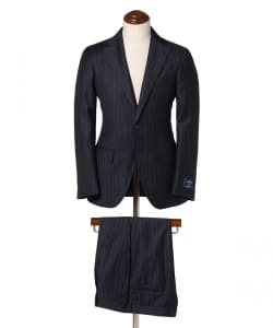 Ermenegildo Zegna ウール ストライプ スーツ