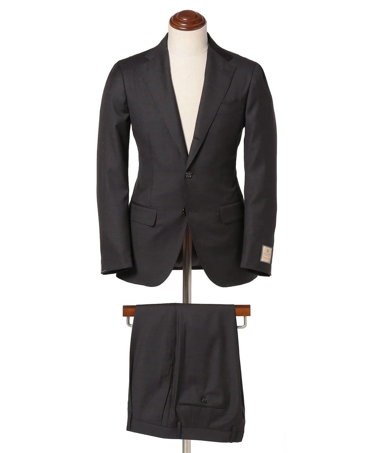 CARLO BARBERA ウール チャコールグレー ソリッド スーツ スーツ・ネクタイ MEN CHARCOAL. G/6 42 CARLO BARBERA ウール チャコールグレー ソリッド スーツ スーツ・ネクタイ MEN CHARCOAL. G/6 42