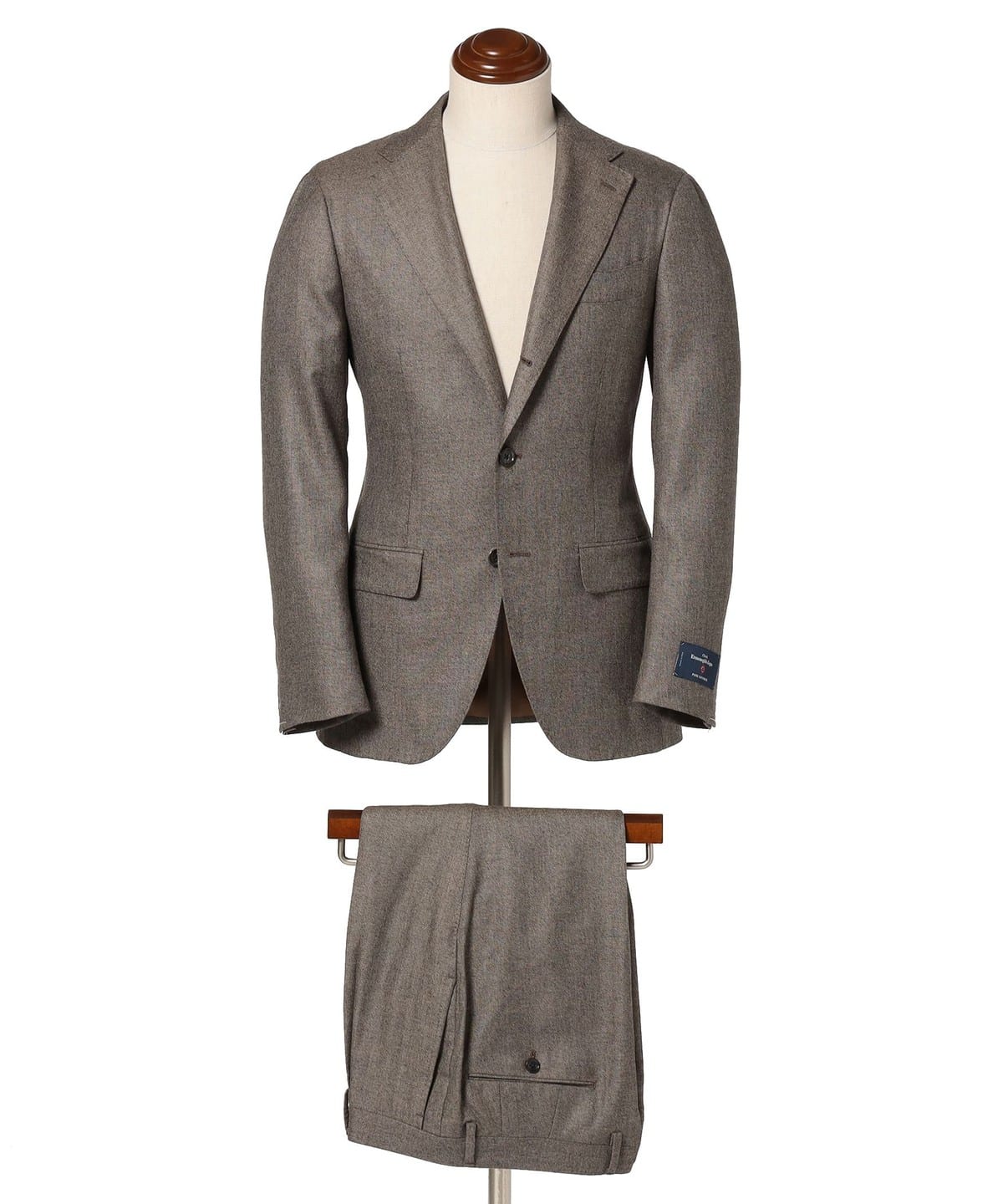 Ermenegildo Zegna カシミヤ ソリッド スーツ スーツ・ネクタイ MEN BROWN/0208 44 Ermenegildo Zegna カシミヤ ソリッド スーツ スーツ・ネクタイ MEN BROWN/0208 44