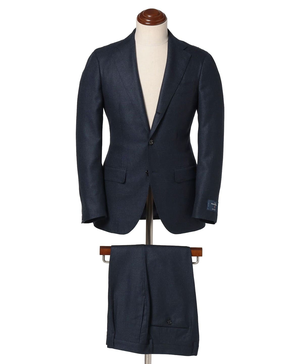 Ermenegildo Zegna カシミヤ ソリッド スーツ スーツ・ネクタイ MEN LT. NAVY/0313 50